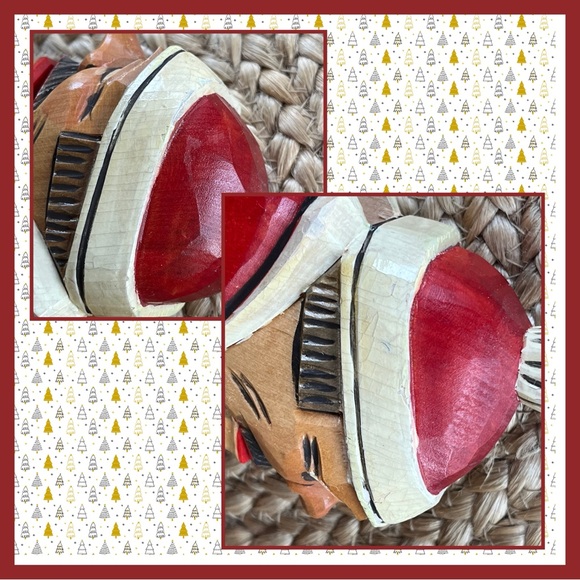 Vintage DDR Wooden Santa Nutcracker Hand Carved Stamped DDR Atypical Nutcracker - Picture 16 of 17